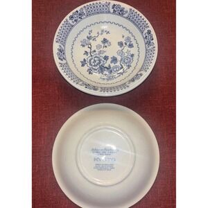 Johnson Brothers Kyoto‎ 2 Fruit Bowl
 White Blue Good Floral Ironstone England